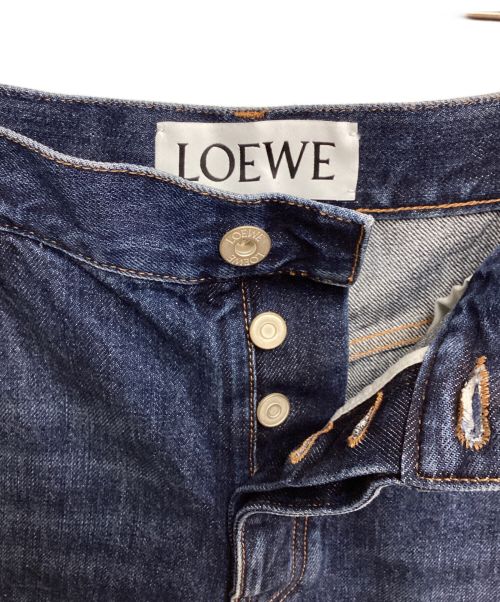 LOEWE（ロエベ）LOEWE (ロエベ) フィッシャーマン ターンアップ ジーンズ インディゴ サイズ:50の古着・服飾アイテム