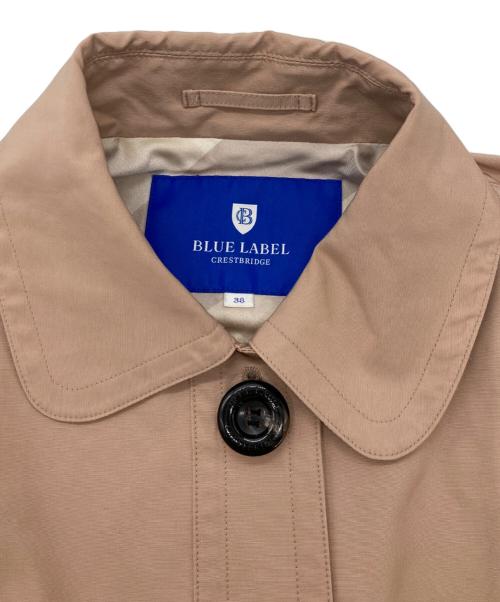 BLUE LABEL CRESTBRIDGE（ブルーレーベルクレストブリッジ）BLUE LABEL CRESTBRIDGE (ブルーレーベルクレストブリッジ) ダウンライナー付ステンコート ピンクベージュ サイズ:38の古着・服飾アイテム