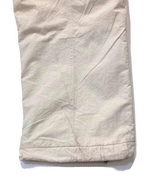 unknown（アンノーン）Unknown (アンノーン) Cream Tonal Zip Track Pants アイボリー サイズ:Lの古着・服飾アイテム