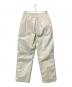 Unknown (アンノーン) Cream Tonal Zip Track Pants アイボリー サイズ:L：9000円