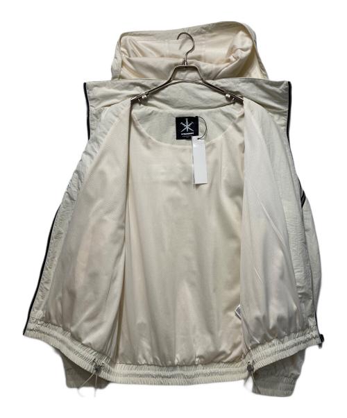 unknown（アンノーン）unknown (アンノウン) CREAM TONAL ZIP TRACK JACKET アイボリー サイズ:Lの古着・服飾アイテム
