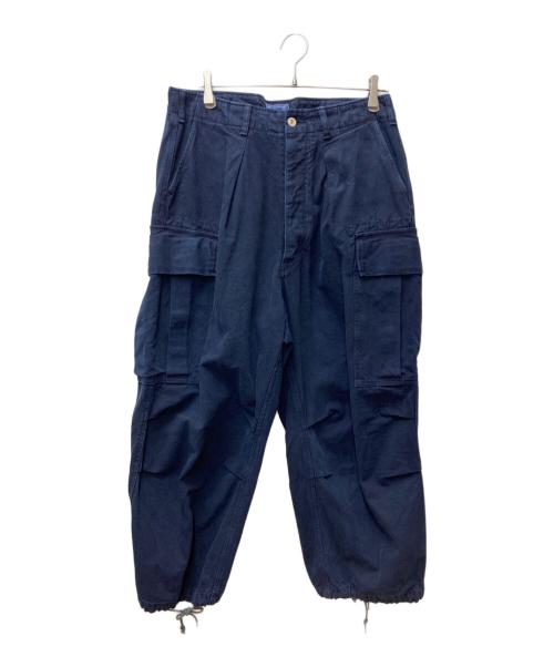 HERILL（ヘリル）HERILL (ヘリル) Duck Jungle fatiguepants ネイビー サイズ:SIZE 3の古着・服飾アイテム