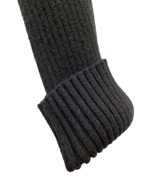 Snidel（スナイデル）Snidel (スナイデル) オーガンスカートドッキングニットワンピ ブラック サイズ:Freeの古着・服飾アイテム