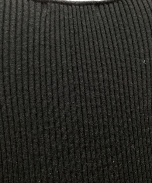 Snidel（スナイデル）Snidel (スナイデル) オーガンスカートドッキングニットワンピ ブラック サイズ:Freeの古着・服飾アイテム