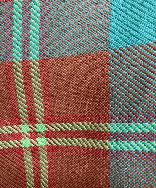 Ameri（アメリ）Ameri (アメリ) EVELYN CHECK FLARE SKIRT グリーン×ブラウン サイズ:Mの古着・服飾アイテム