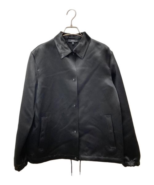 theory（セオリー）theory (セオリー) Bonded Satin Coaches JKT ブラック サイズ:Mの古着・服飾アイテム