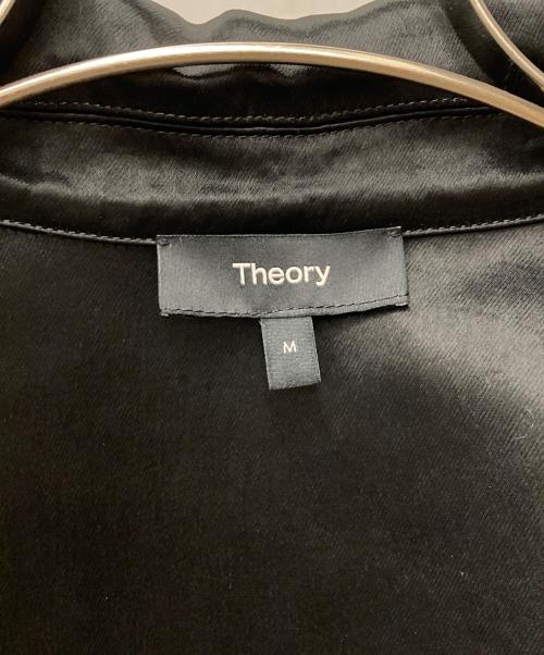 theory（セオリー）theory (セオリー) Bonded Satin Coaches JKT ブラック サイズ:Mの古着・服飾アイテム