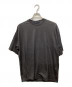 STEVEN ALANスティーブンアラン）の古着「ウール ボーダー ショートスリーブ Tシャツ」｜グレー