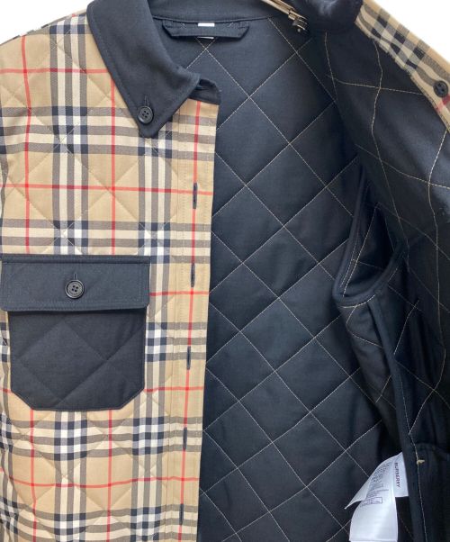 BURBERRY（バーバリー）BURBERRY (バーバリー) Embroidered Wool Jacket(エンブロイダードウールジャケットﾄ) ベージュ サイズ:Mの古着・服飾アイテム