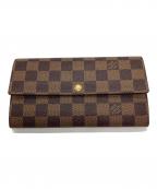 LOUIS VUITTONルイ ヴィトン）の古着「長財布」｜ブラウン