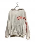 kelenケレン）の古着「クレイジープリントパーカー」｜グレー