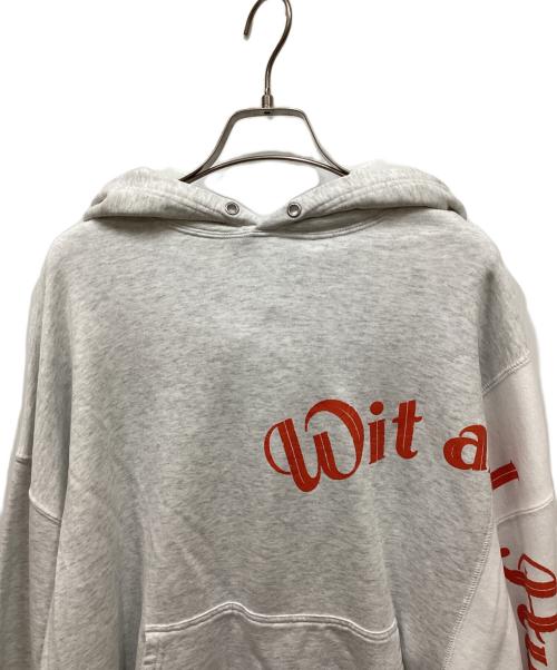 kelen（ケレン）kelen (ケレン) クレイジープリントパーカー グレー サイズ:38 未使用品の古着・服飾アイテム