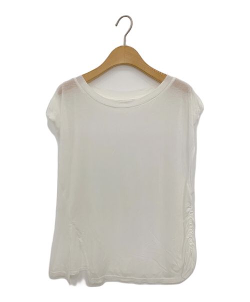 WHYTO（ホワイト）WHYTO (ホワイト) SHEER LAYERED TEE ホワイト サイズ:-の古着・服飾アイテム