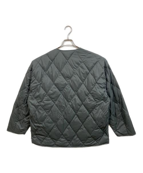 The Loft labo（ザロフトラボ）The Loft labo (ザロフトラボ) NANGA (ナンガ) REVERSIBLE QUILTING DOWN CARDIGAN チャコールグレー サイズ:SIZE 2の古着・服飾アイテム