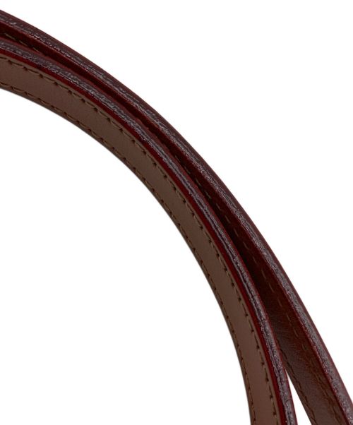 ITAGAKI（イタガキ）ITAGAKI (イタガキ) サドルショルダーバッグ ブラウン×ホワイトの古着・服飾アイテム