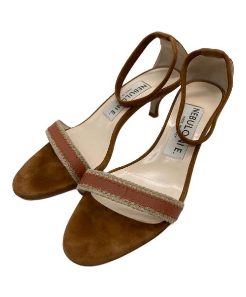 NEBULONIE（ネブローニ）NEBULONIE (ネブローニ) コンビストラップサンダル ブラウン サイズ:36 1/2の古着・服飾アイテム