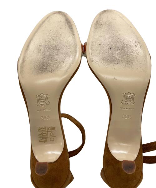 NEBULONIE（ネブローニ）NEBULONIE (ネブローニ) コンビストラップサンダル ブラウン サイズ:36 1/2の古着・服飾アイテム