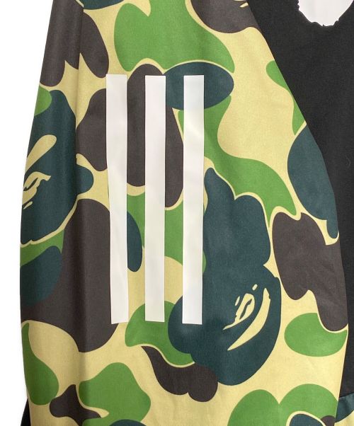 adidas（アディダス）adidas (アディダス) A BATHING APE (アベイシングエイプ) WIND.RDY JACKET ブラック サイズ:XLの古着・服飾アイテム