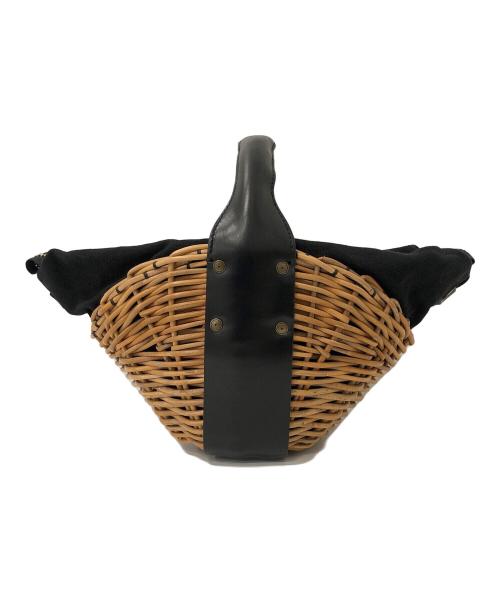 ebagos（エバゴス）ebagos (エバゴス) オイルショルダーファスナー付きバスケットの古着・服飾アイテム