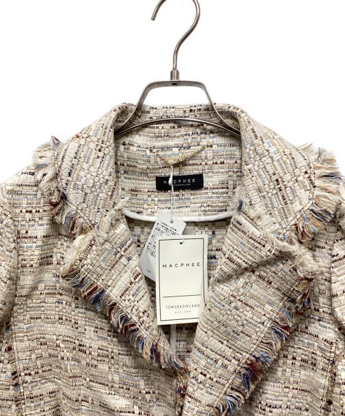 MACPHEE（マカフィー）MACPHEE (マカフィー) ツイードジャケット マルチカラー サイズ:36 未使用品の古着・服飾アイテム