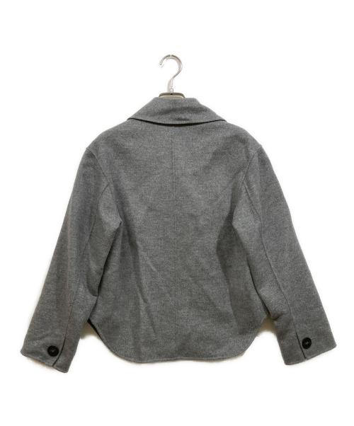 Max Mara Studio（マックスマーラ ストゥディオ）Max Mara Studio (マックスマーラ ストゥディオ) ダブルフェイスショートコート グレー サイズ:SIZE 34の古着・服飾アイテム