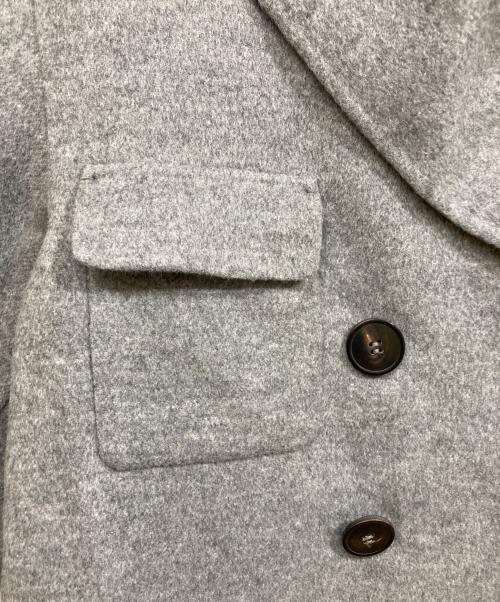 Max Mara Studio（マックスマーラ ストゥディオ）Max Mara Studio (マックスマーラ ストゥディオ) ダブルフェイスショートコート グレー サイズ:SIZE 34の古着・服飾アイテム