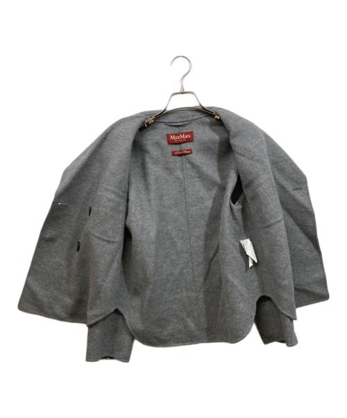 Max Mara Studio（マックスマーラ ストゥディオ）Max Mara Studio (マックスマーラ ストゥディオ) ダブルフェイスショートコート グレー サイズ:SIZE 34の古着・服飾アイテム
