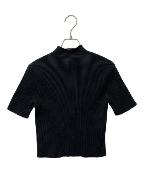 CFCL（シーエフシーエル）CFCL (シーエフシーエル) 半袖リブニット ブラック サイズ:3の古着・服飾アイテム