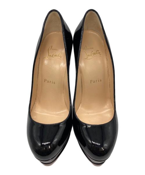 Christian Louboutin（クリスチャン・ルブタン）Christian Louboutin (クリスチャン・ルブタン) エナメルパンプス ブラック サイズ:35の古着・服飾アイテム