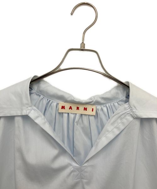MARNI（マルニ）MARNI (マルニ) ノースリーブシャツ ライトブルー サイズ:38の古着・服飾アイテム