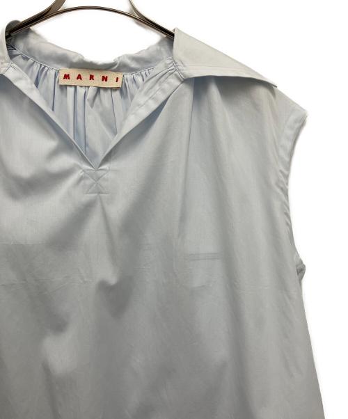 MARNI（マルニ）MARNI (マルニ) ノースリーブシャツ ライトブルー サイズ:38の古着・服飾アイテム