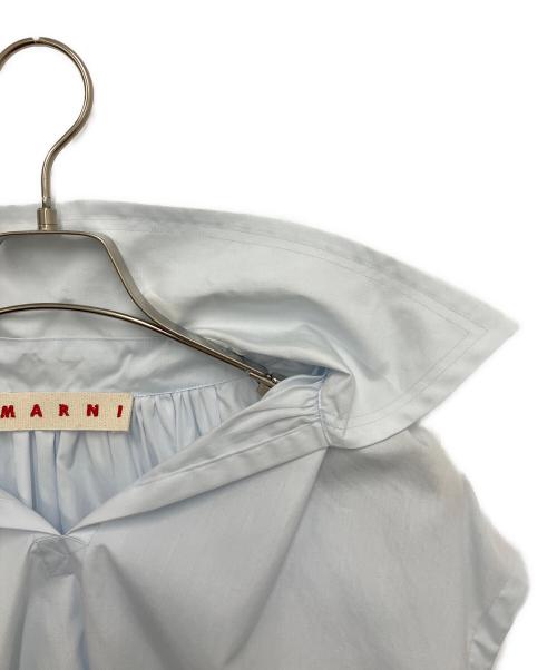 MARNI（マルニ）MARNI (マルニ) ノースリーブシャツ ライトブルー サイズ:38の古着・服飾アイテム