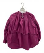 pheetaフィータ）の古着「Rose ブラウス」｜ワイン