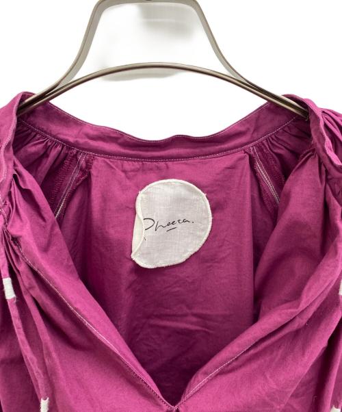 pheeta（フィータ）Pheeta (フィータ) Rose ブラウス ワイン サイズ:-の古着・服飾アイテム