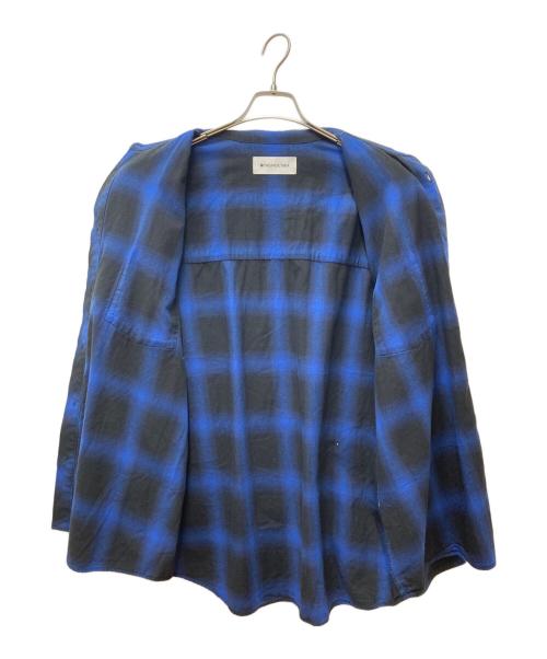 MIYAGIHIDETAKA（ミヤギヒデタカ）MIYAGIHIDETAKA (ミヤギヒデタカ) STANDERD SHIRT ブルー サイズ:2の古着・服飾アイテム