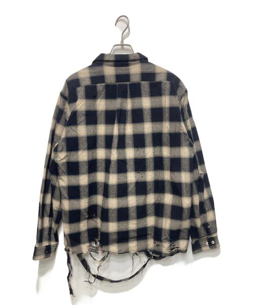 SUGARHILL（シュガーヒル）SUGARHILL (シュガーヒル) OMBRE CRASHED SHIRT ブラック サイズ:3の古着・服飾アイテム
