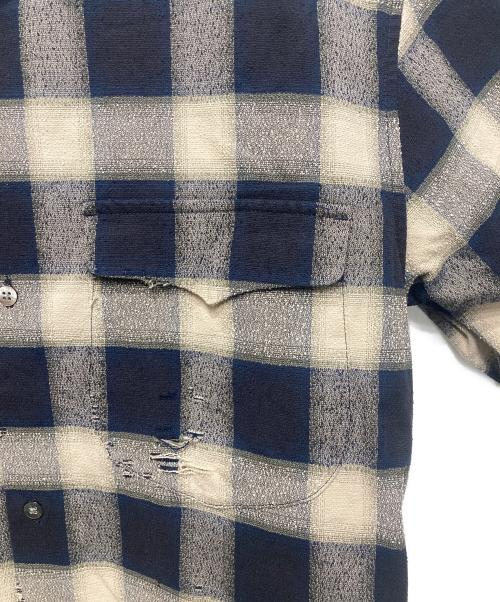 SUGARHILL（シュガーヒル）SUGARHILL (シュガーヒル) OMBRE CRASHED SHIRT ブラック サイズ:3の古着・服飾アイテム