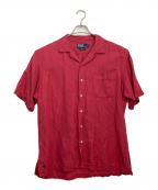 POLO RALPH LAURENポロ・ラルフローレン）の古着「CALDWELL オープンカラーシャツ」｜レッド