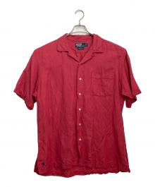 POLO RALPH LAUREN（ポロ・ラルフローレン）の古着「CALDWELL オープンカラーシャツ」｜レッド