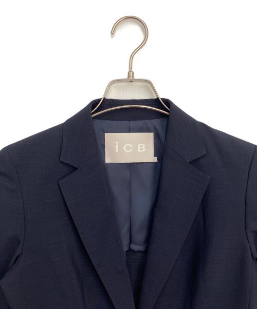 icB（アイシービー）icB (アイシービー) SummerSuit テーラードジャケット ネイビー サイズ:2の古着・服飾アイテム