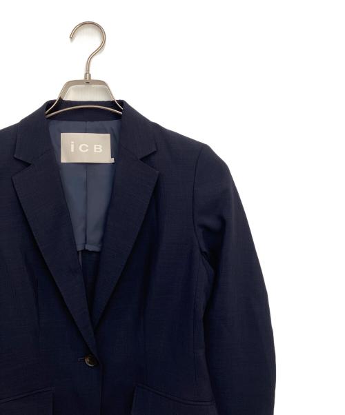 icB（アイシービー）icB (アイシービー) SummerSuit テーラードジャケット ネイビー サイズ:2の古着・服飾アイテム