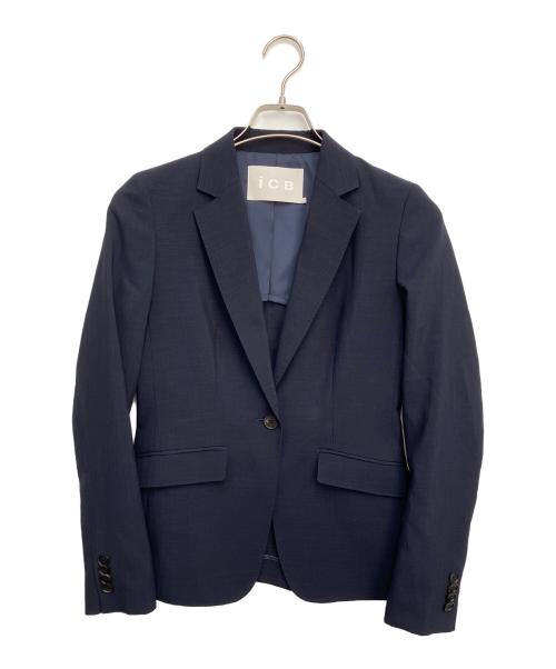 icB（アイシービー）icB (アイシービー) SummerSuit テーラードジャケット ネイビー サイズ:2の古着・服飾アイテム