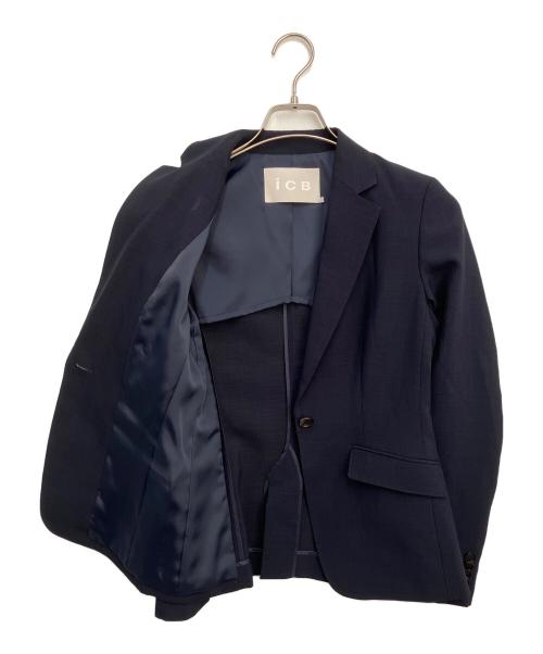 icB（アイシービー）icB (アイシービー) SummerSuit テーラードジャケット ネイビー サイズ:2の古着・服飾アイテム