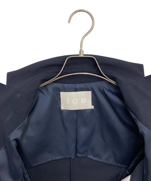 icB（アイシービー）icB (アイシービー) SummerSuit テーラードジャケット ネイビー サイズ:2の古着・服飾アイテム