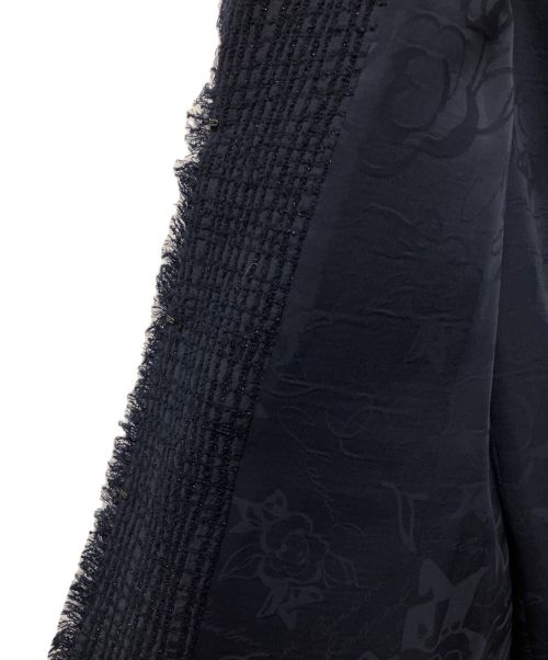 CHANEL（シャネル）CHANEL (シャネル) ラメツイードジャケット ネイビー サイズ:38の古着・服飾アイテム