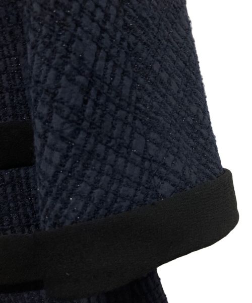 CHANEL（シャネル）CHANEL (シャネル) ラメツイードジャケット ネイビー サイズ:38の古着・服飾アイテム
