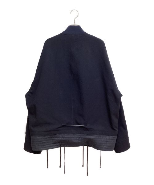 JIL SANDER（ジルサンダー）JIL SANDER (ジルサンダー) 20SS AVALON ドローストリング ボンバージャケット ネイビー サイズ:52の古着・服飾アイテム