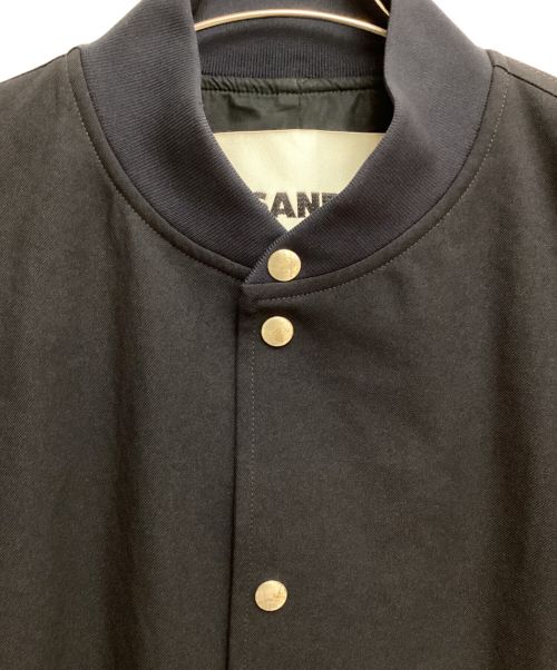 JIL SANDER（ジルサンダー）JIL SANDER (ジルサンダー) 20SS AVALON ドローストリング ボンバージャケット ネイビー サイズ:52の古着・服飾アイテム