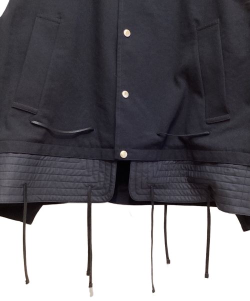 JIL SANDER（ジルサンダー）JIL SANDER (ジルサンダー) 20SS AVALON ドローストリング ボンバージャケット ネイビー サイズ:52の古着・服飾アイテム