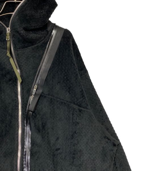 ACRONYM（アクロニウム）ACRONYM (アクロニウム) POLARTEC HIGH LOFT HOODED INSULATOR ブラック サイズ:XLの古着・服飾アイテム